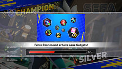 Weitere Rennen fahren und weitere Gadgets erspielen