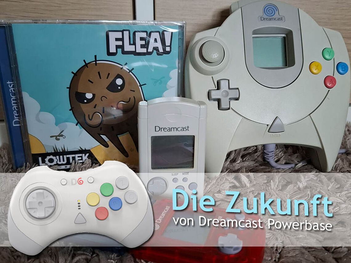 Bild mit dem Spiel Flea, DC-Controller und mehrere VMUs